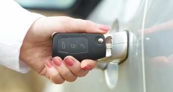 Door of the car. auto locksmith